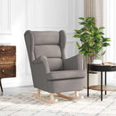 vidaXL tópszínű szövet hintaszék 74 x 90 x 102 cm