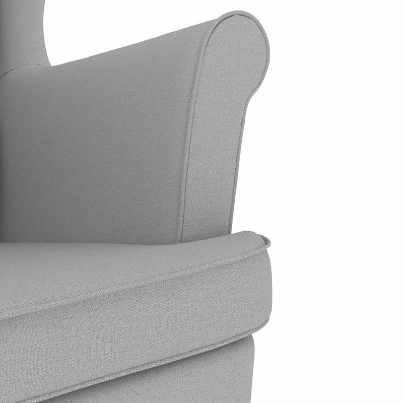 vidaXL felhőszürke szövet hintaszék 74 x 90 x 102 cm