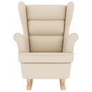 vidaXL fehér vászonszövet hintaszék 74 x 90 x 102 cm