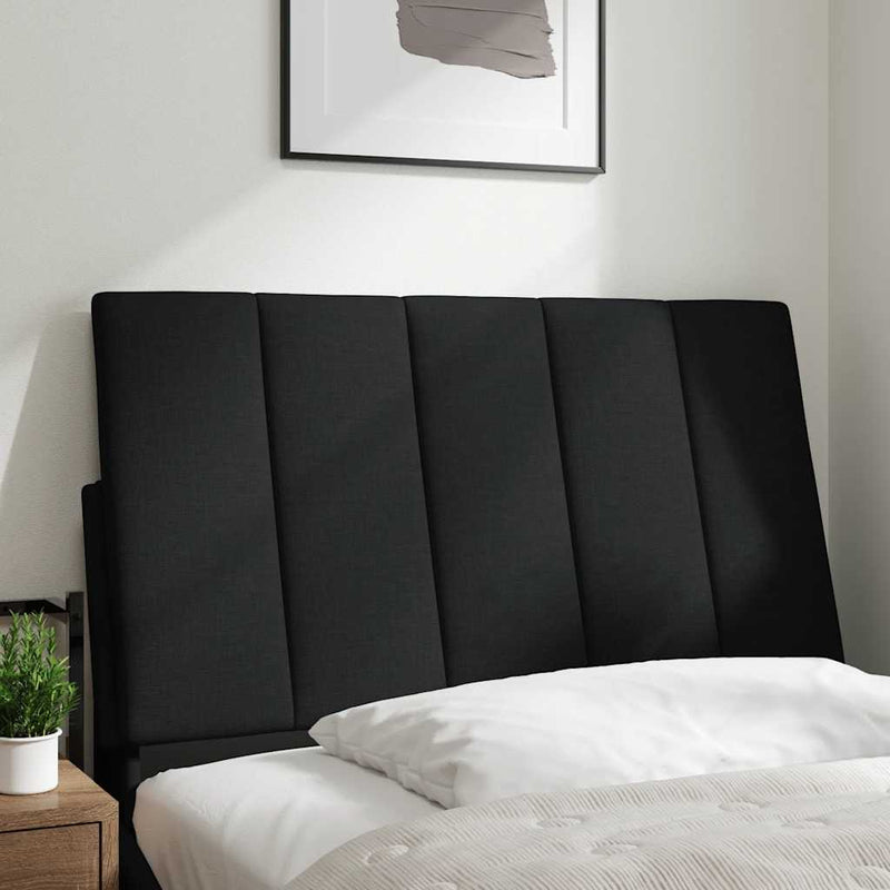 vidaXL fekete szövet fejtámla párna Hanko 80 cm