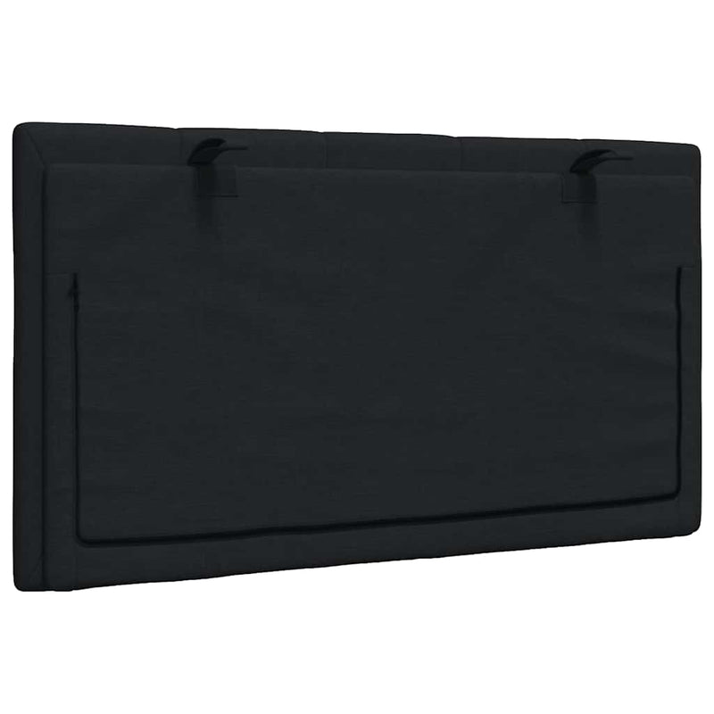 vidaXL fekete szövet fejtámla párna Hanko 80 cm