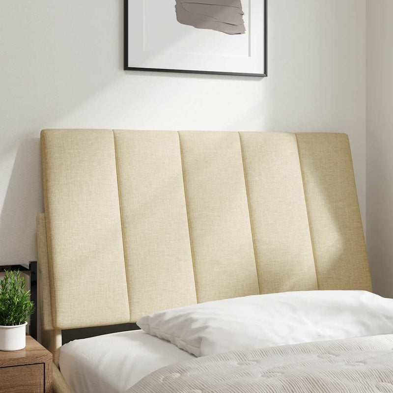 vidaXL krémszínű szövet fejtámla párna Hanko 80 cm