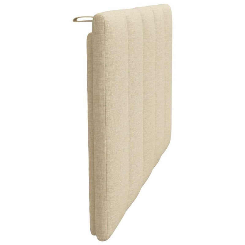 vidaXL krémszínű szövet fejtámla párna Hanko 80 cm