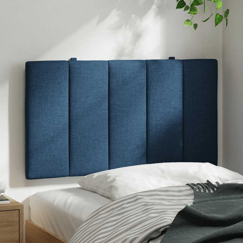vidaXL kék szövet fejtámla párna Hanko 80 cm