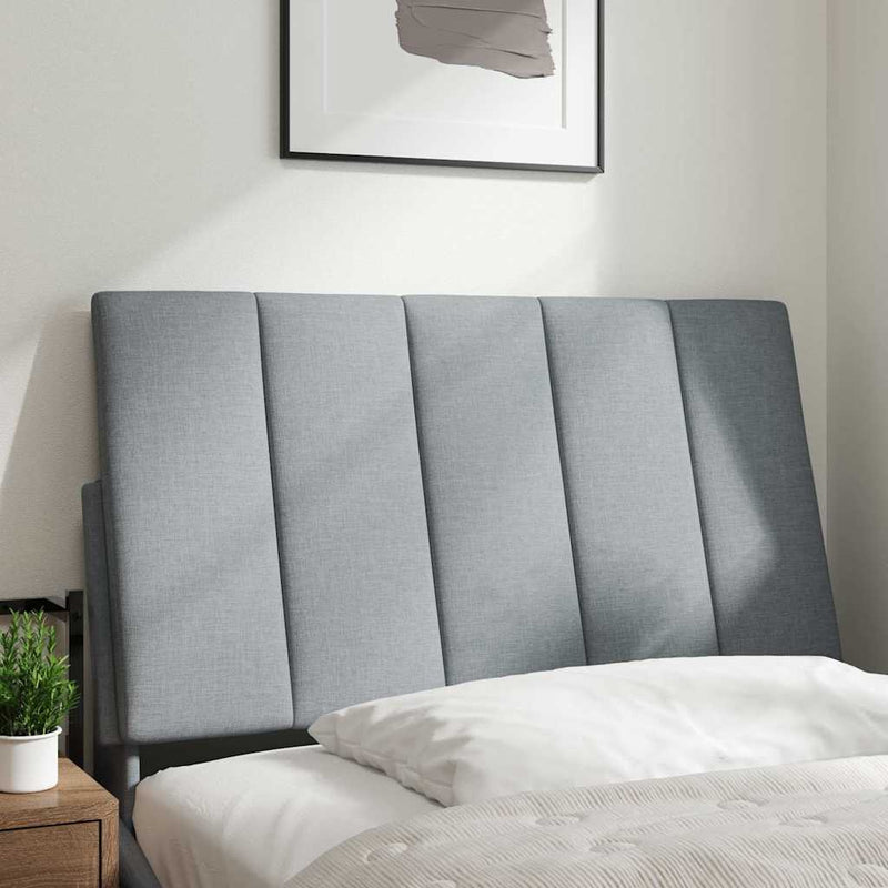 vidaXL világosszürke szövet fejtámla párna Hanko 90 cm