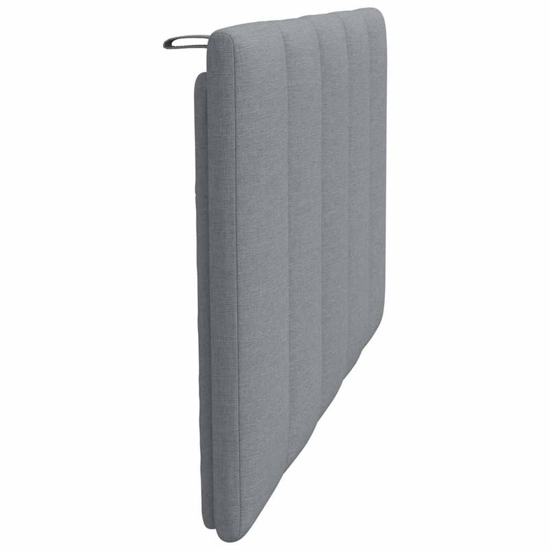 vidaXL világosszürke szövet fejtámla párna Hanko 90 cm