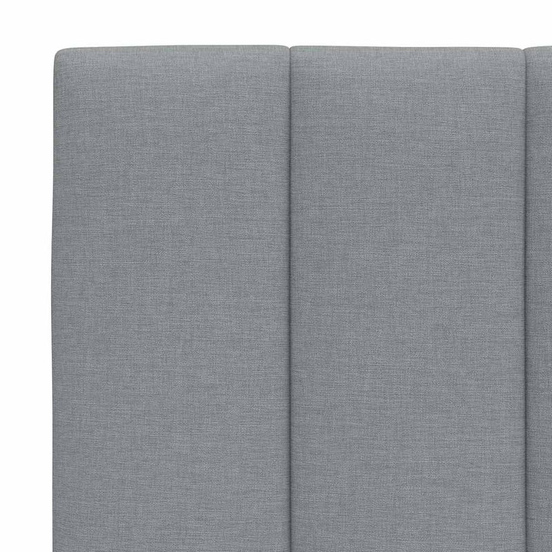 vidaXL világosszürke szövet fejtámla párna Hanko 90 cm