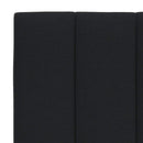 vidaXL fekete szövet fejtámla párna Hanko 90 cm