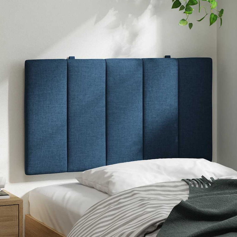 vidaXL kék szövet fejtámla párna Hanko 90 cm