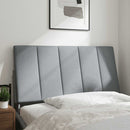 vidaXL világosszürke szövet fejtámla párna Hanko 100 cm