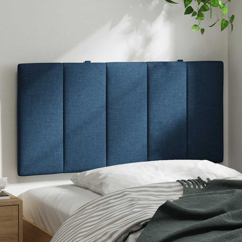 vidaXL kék szövet fejtámla párna Hanko 100 cm