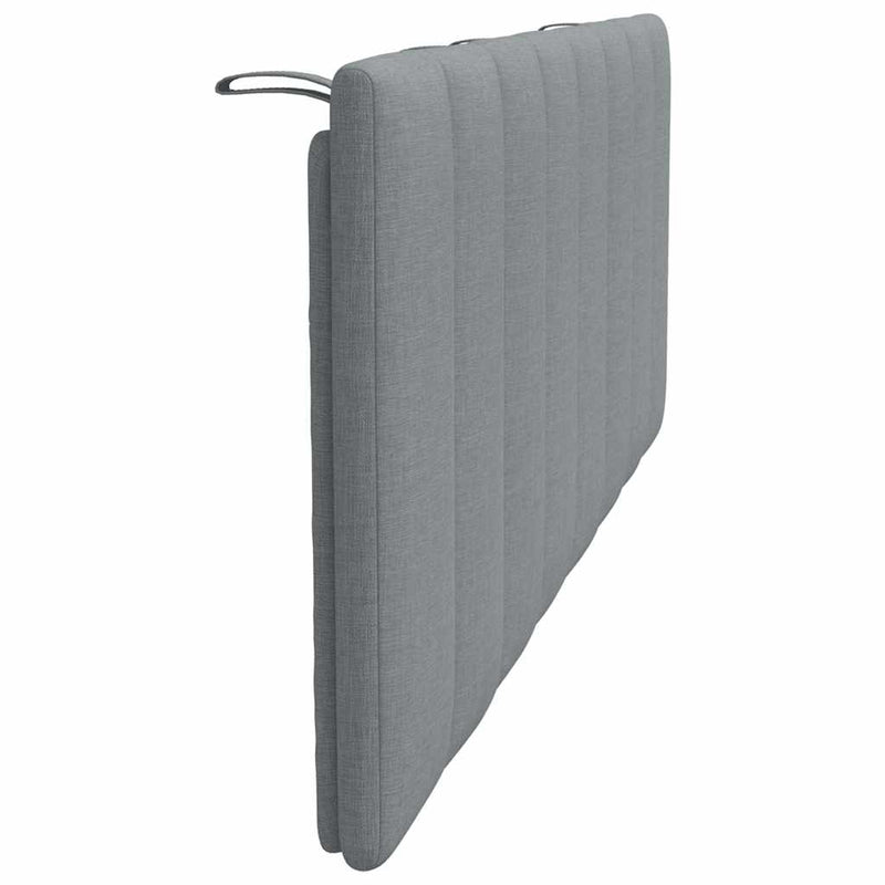 vidaXL világosszürke szövet fejtámla párna Hanko 120 cm