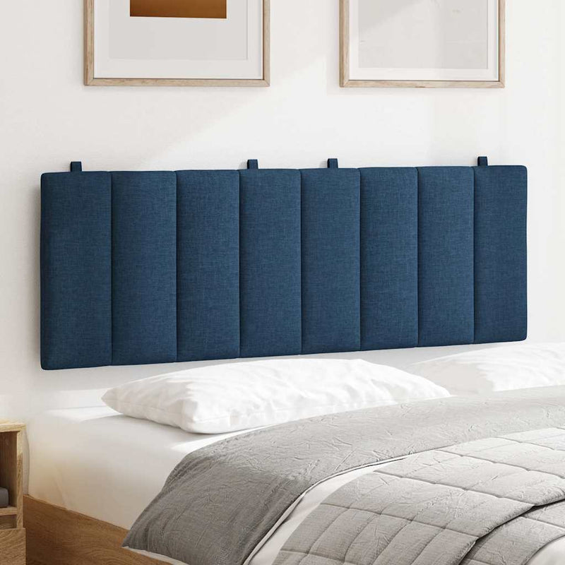 vidaXL kék szövet fejtámla párna Hanko 120 cm