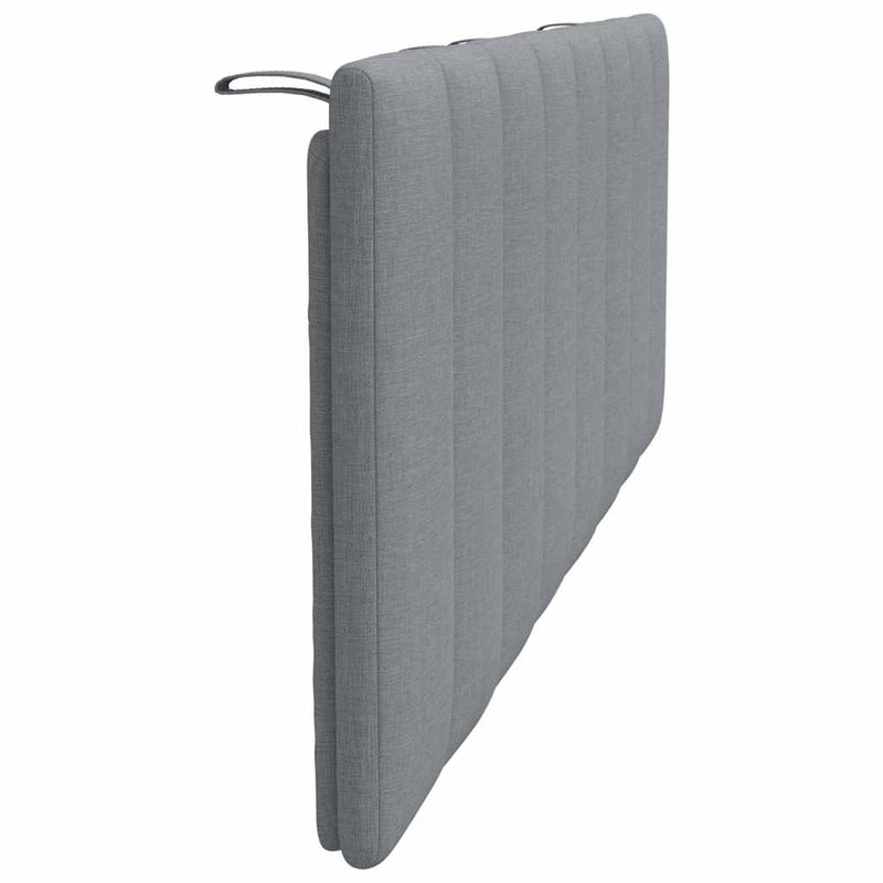 vidaXL világosszürke szövet fejtámla párna Hanko 140 cm