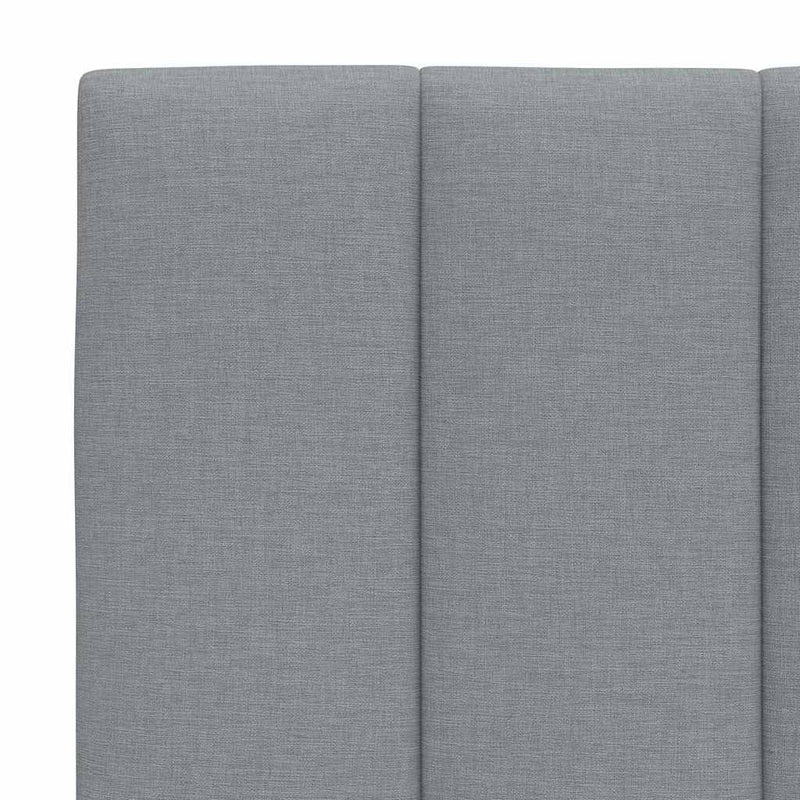 vidaXL világosszürke szövet fejtámla párna Hanko 140 cm