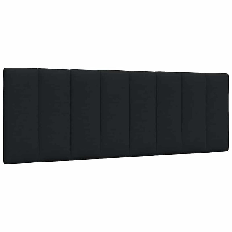 vidaXL fekete szövet fejtámla párna Hanko 140 cm