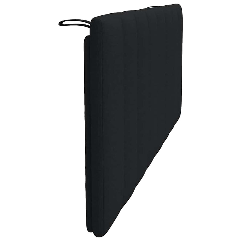 vidaXL fekete szövet fejtámla párna Hanko 140 cm