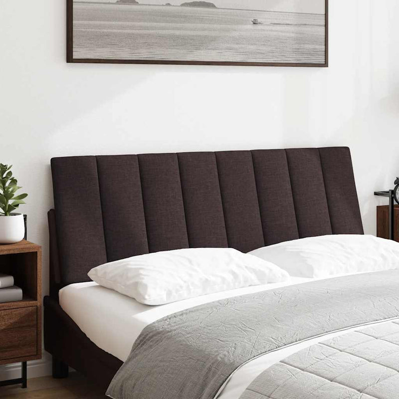 vidaXL sötétbarna szövet fejtámla párna Hanko 140 cm