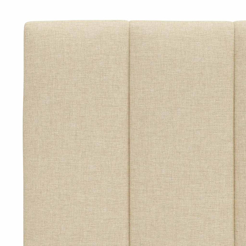 vidaXL krémszínű szövet fejtámla párna Hanko 140 cm