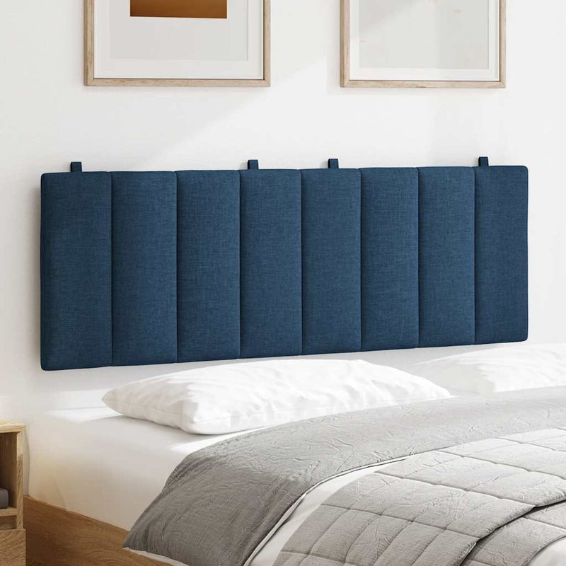 vidaXL kék szövet fejtámla párna Hanko 140 cm