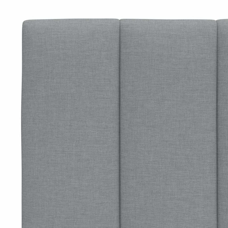 vidaXL világosszürke szövet fejtámla párna Hanko 160 cm