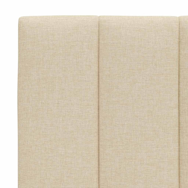 vidaXL krémszínű szövet fejtámla párna Hanko 160 cm