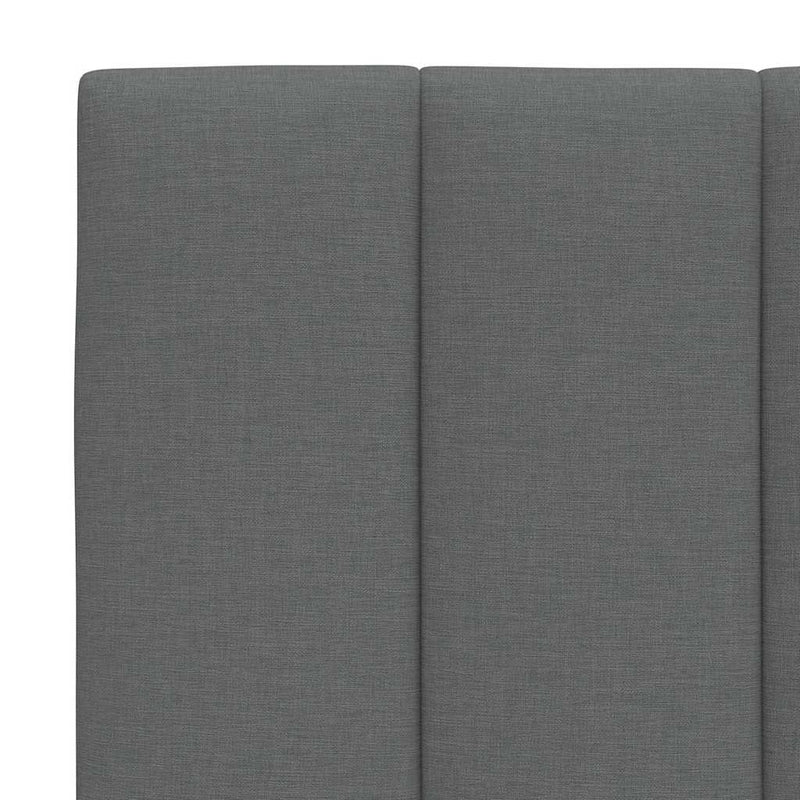 vidaXL sötétszürke szövet fejtámla párna Hanko 180 cm