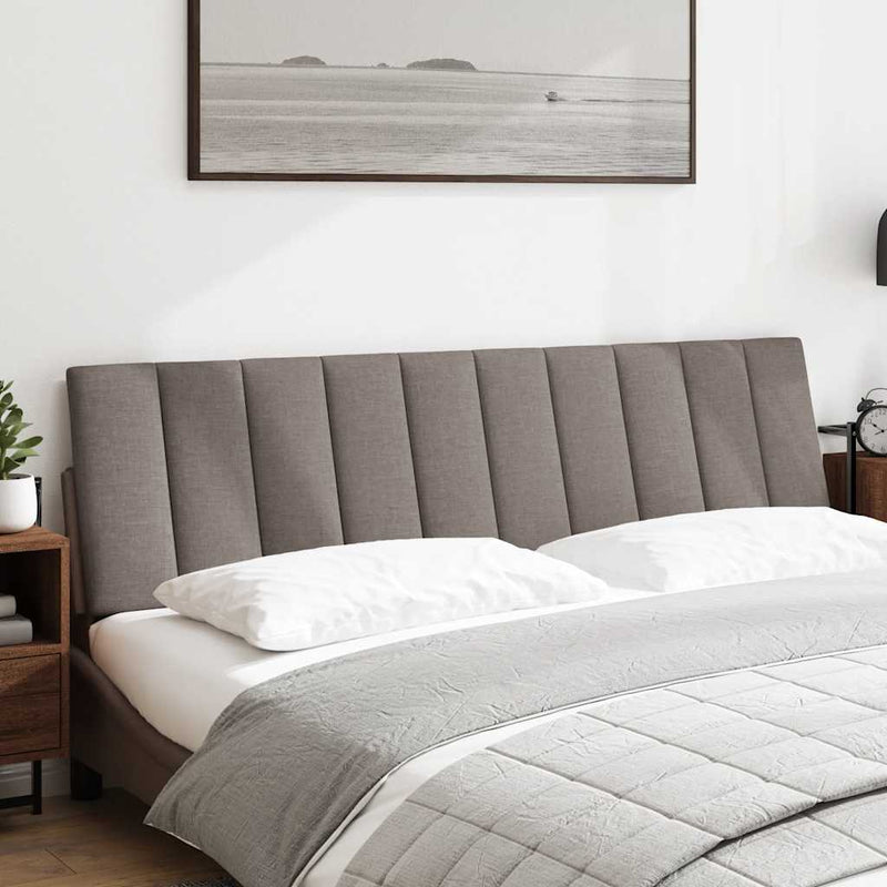 vidaXL tópszínű szövet fejtámla párna Hanko 180 cm