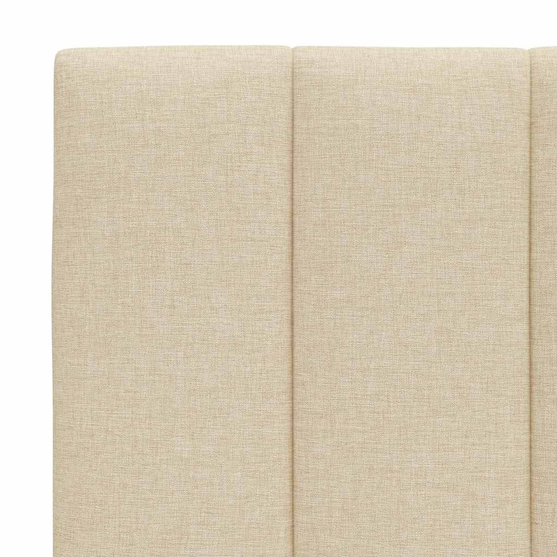 vidaXL krémszínű szövet fejtámla párna Hanko 180 cm