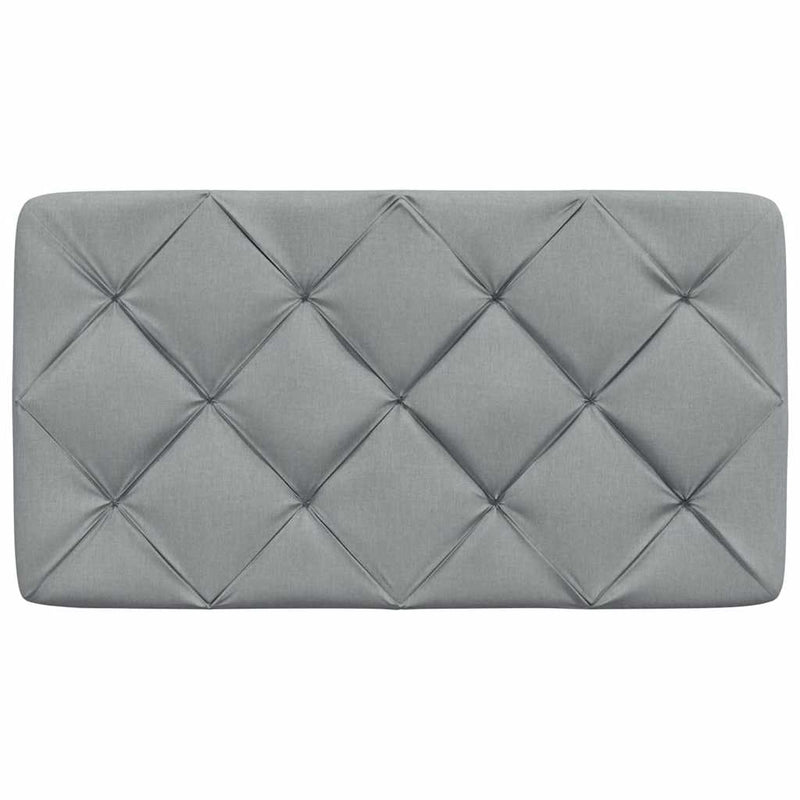 vidaXL világosszürke szövet fejtámla párna 80 cm