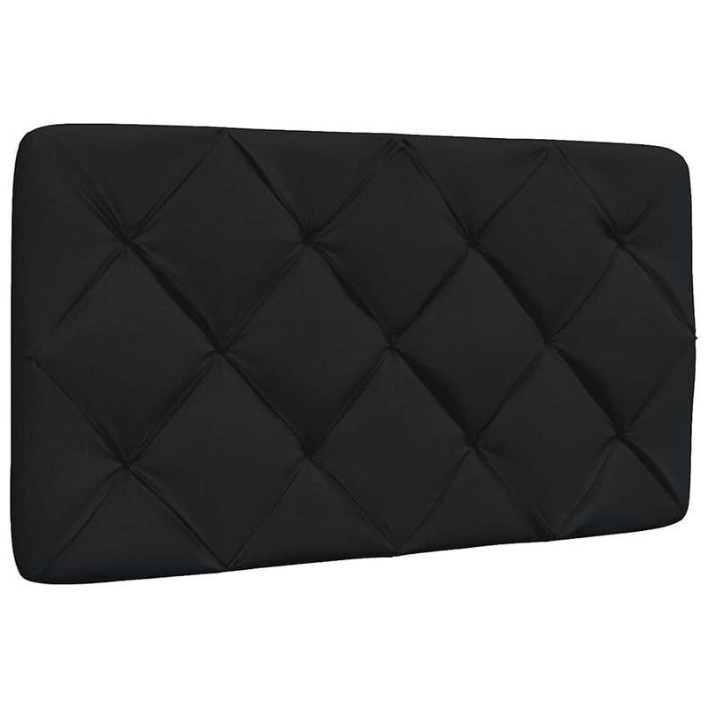 vidaXL fekete szövet fejtámla párna 80 cm