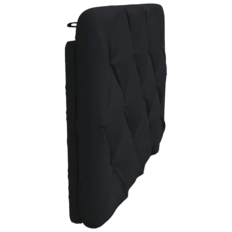 vidaXL fekete szövet fejtámla párna 80 cm