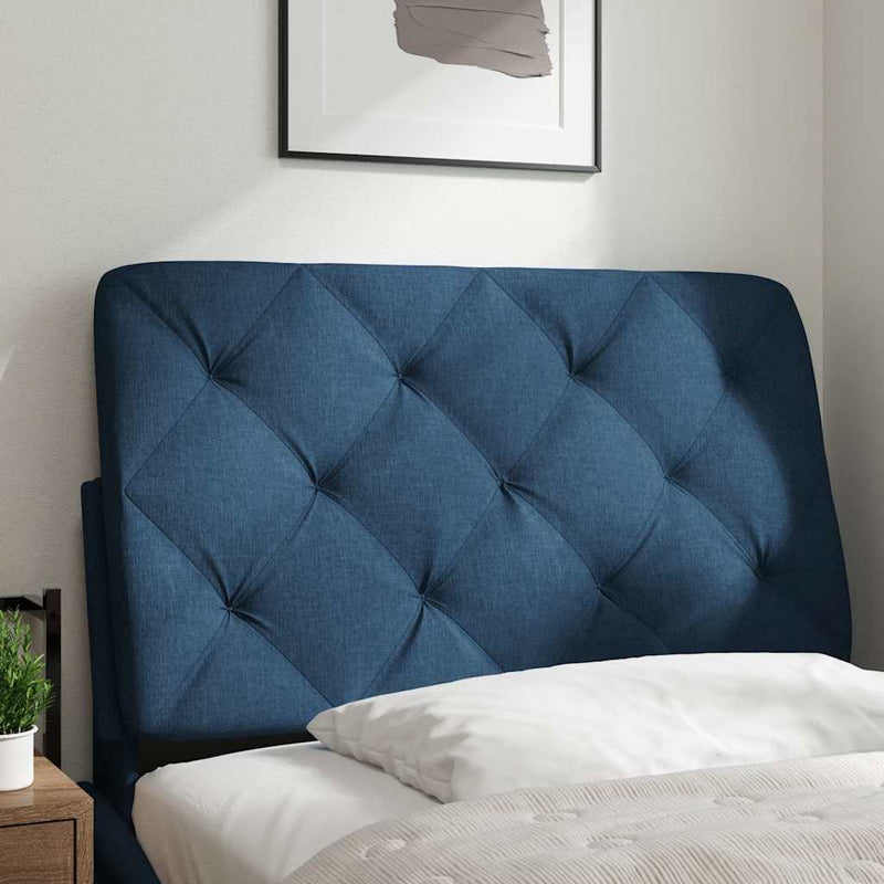 vidaXL kék szövet fejtámla párna 80 cm