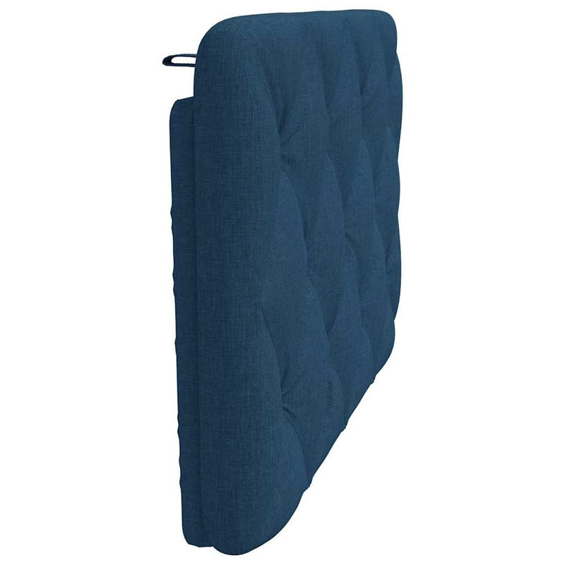 vidaXL kék szövet fejtámla párna 80 cm