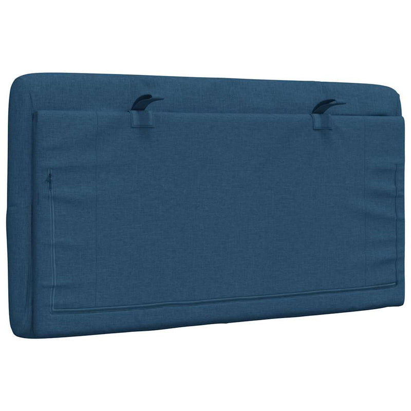 vidaXL kék szövet fejtámla párna 80 cm