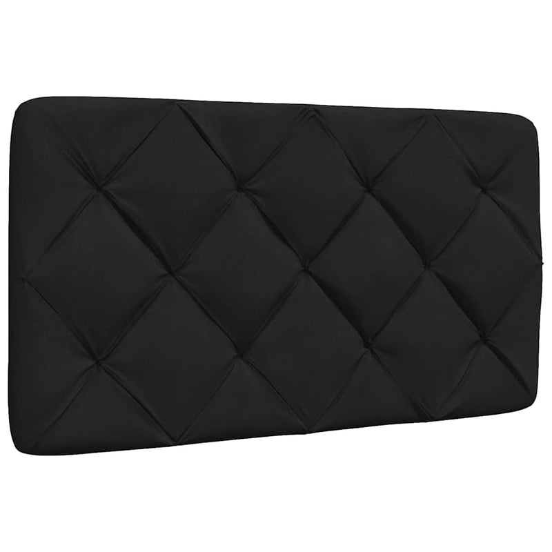 vidaXL fekete szövet fejtámla párna 90 cm