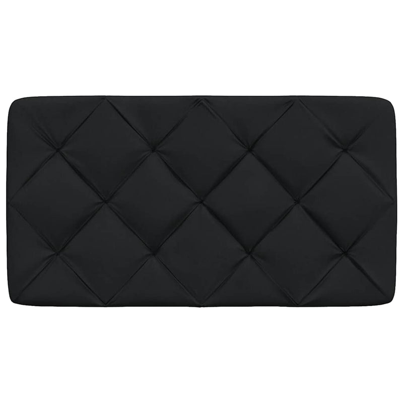 vidaXL fekete szövet fejtámla párna 90 cm