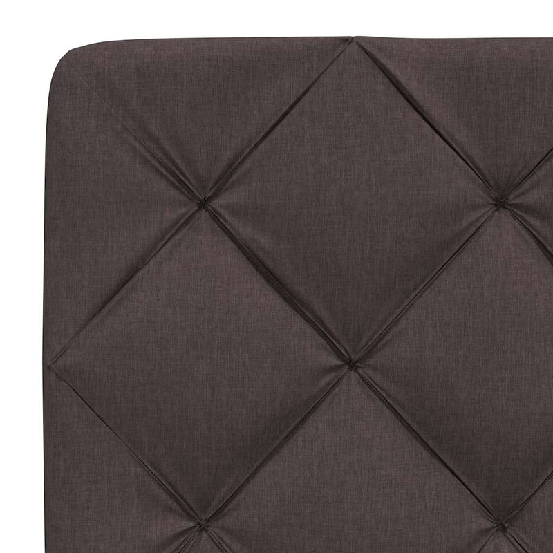 vidaXL sötétbarna szövet fejtámla párna 90 cm