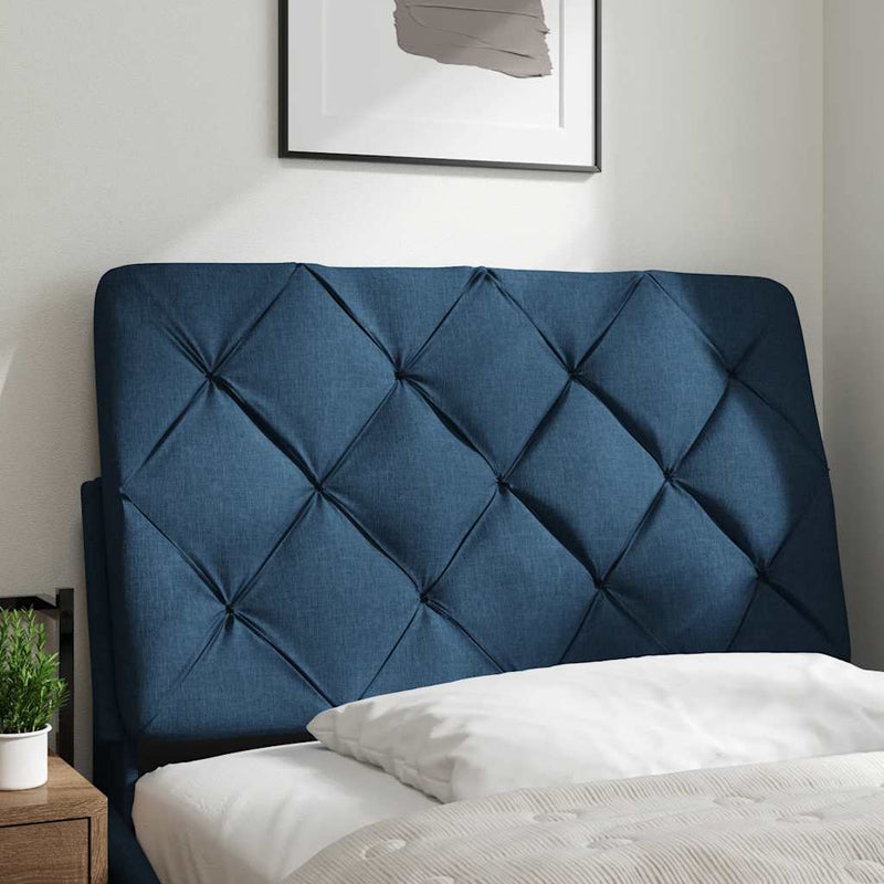 vidaXL kék szövet fejtámla párna 90 cm