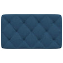 vidaXL kék szövet fejtámla párna 90 cm