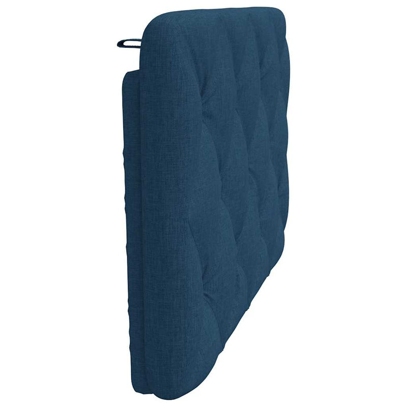 vidaXL kék szövet fejtámla párna 90 cm