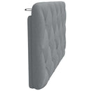 vidaXL világosszürke szövet fejtámla párna 100 cm