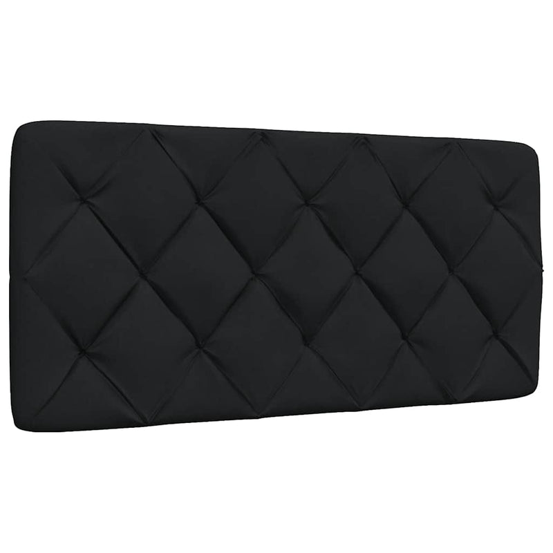 vidaXL fekete szövet fejtámla párna 100 cm