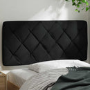 vidaXL fekete szövet fejtámla párna 100 cm