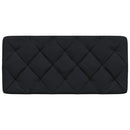 vidaXL fekete szövet fejtámla párna 100 cm