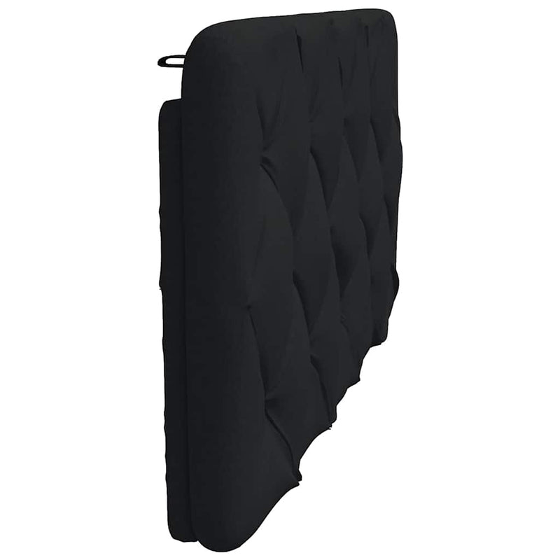 vidaXL fekete szövet fejtámla párna 100 cm