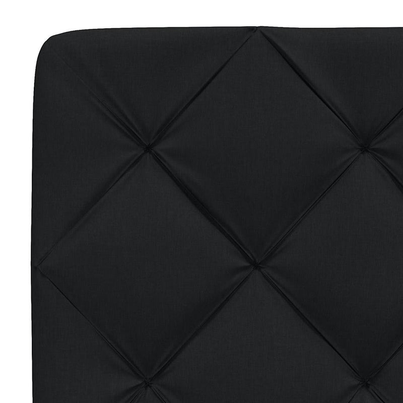 vidaXL fekete szövet fejtámla párna 100 cm
