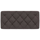 vidaXL sötétbarna szövet fejtámla párna 100 cm