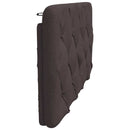 vidaXL sötétbarna szövet fejtámla párna 100 cm
