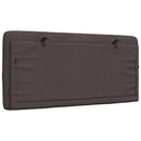 vidaXL sötétbarna szövet fejtámla párna 100 cm